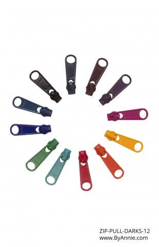 Zipper Pull Set - Darks