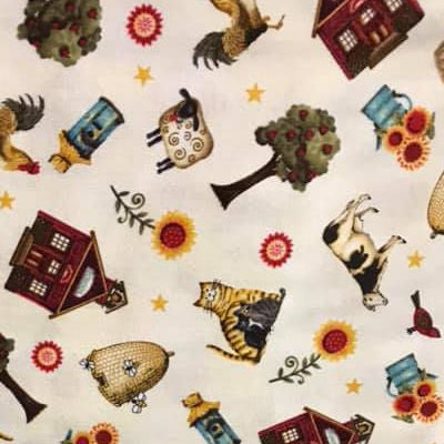 Count Your Blessings - 2350-33 - Beige Overall - Henry Glass