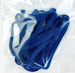 Qtr Inch Elastic by yard - DK Blue