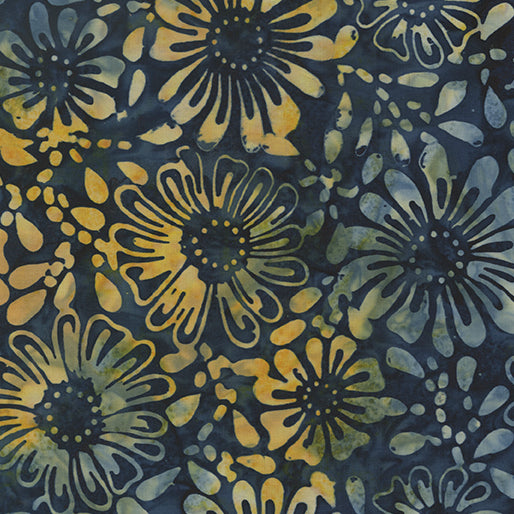 4467-55 Flowerbed Indigo - Benartex