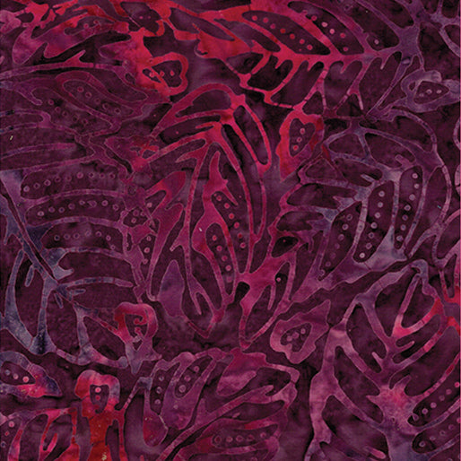 6625-68 Forest Leaf Plum - Benartex