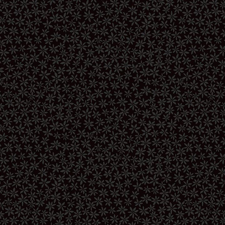 Hue - C1127-Black - Tiny Florals - Timeless Treasures