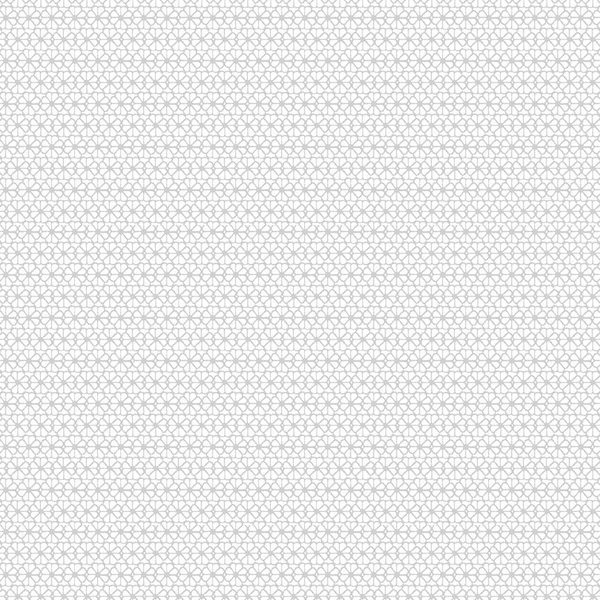 Hue - C1727-White - Romantic Rose Geo - Timeless Treasures