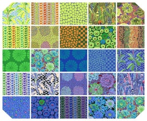 Charm Pack - Kaffe Fassett Feb'21 Coll COOL