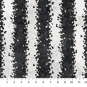 Magdalena - Black n White Stripe - 23764-92 - Northcott