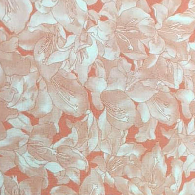 MAS9833P - Pk Flowers on Peach - Sommerville