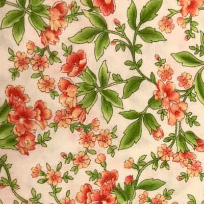 MAS9834SW - Sm Flower Clusters on White - Sommerville