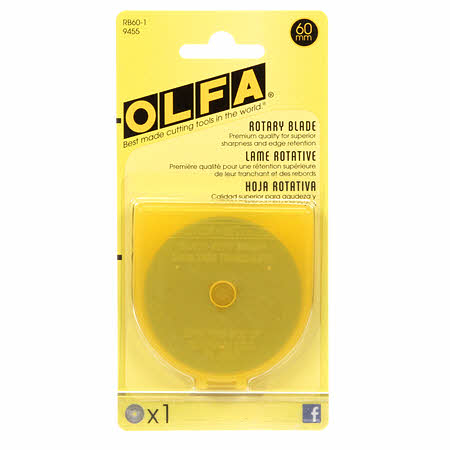 Olfa 60mm Rotary Blade - pk of 1