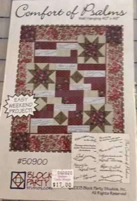 Comfort of the Psalms Pattern & Panel