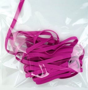 Qtr Inch Elastic by yard - Hot Pink