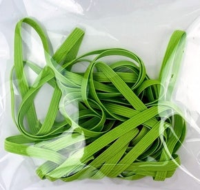 Qtr Inch Elastic by yard - Lime