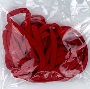 Qtr Inch Elastic by yard - Red