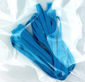 Qtr Inch Elastic by yard - Turquoise