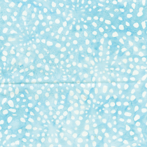 6614-81 Showers Aqua White - Benartex