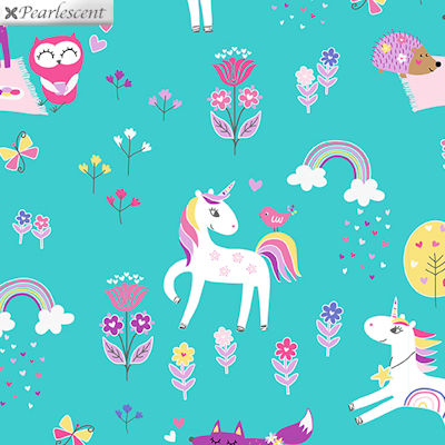 Unicorn Magic - Magical Forest Aqua - 9803P-04