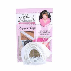 Zipper Tape - White