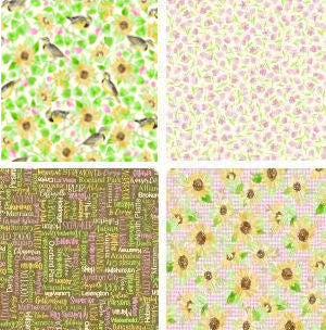 Fabric selections from the AKNSH 2022 Shop Hop collection