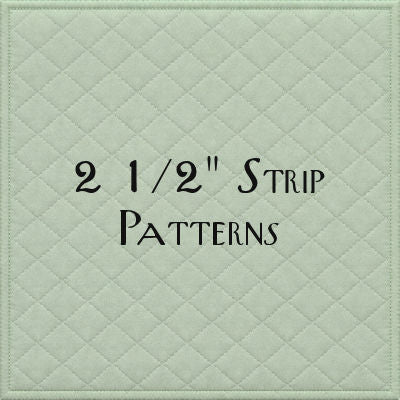 Patterns that use 2 1/2" strips