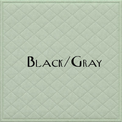 Fabric selections that are mainly black and/or gray