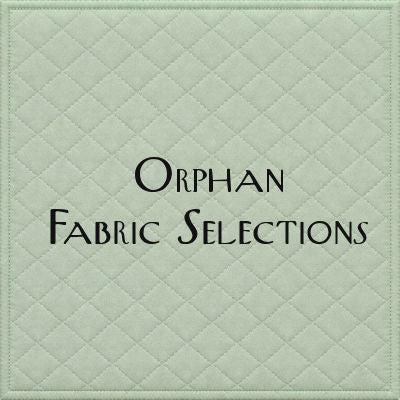 The last piece of fabric on that bolt