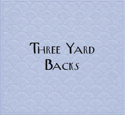 Selections of Three Yard Quilt Backs