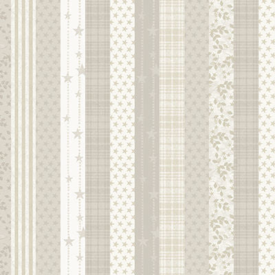 American Valor - 16874-70 Patriotic Stripe Natural - Benartex