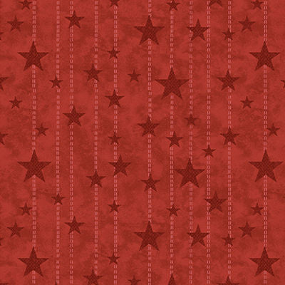 American Valor - 16875-10 Stitches & Stars Red - Benartex
