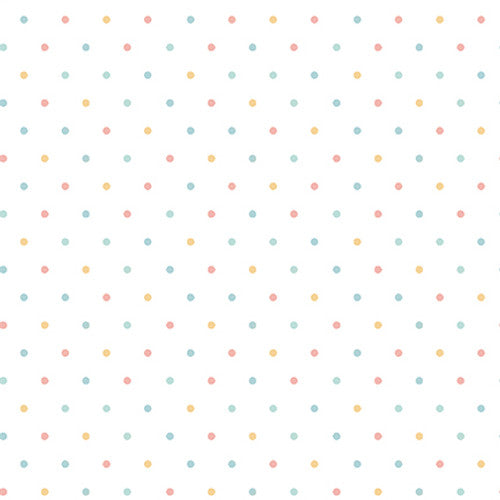 Boho Buddies - 1721-01 - Dots on White - Henry Glass Fabrics