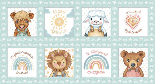 Boho Buddies - 1723P-44 - Blocks - Henry Glass Fabrics