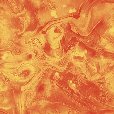 Dragonflies Dance - 1730-34 - Orange Texture - Henry Glass Co