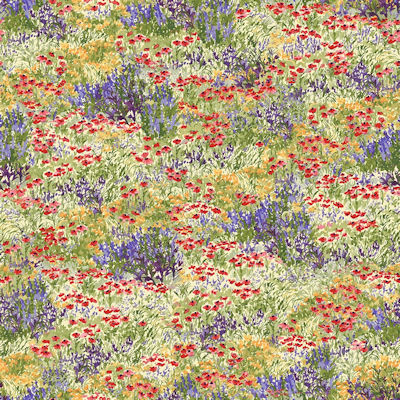 Five-Yard-Backs - 1731-63 - Wild Flower Garden - Henry Glass Co
