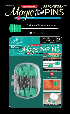 Magic Pins Flathead Patchwork Fine 50pc