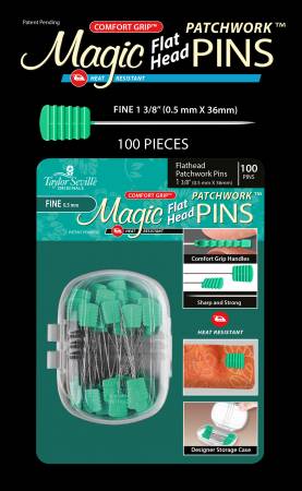Magic Pins Flathead Patchwork Fine 100pc