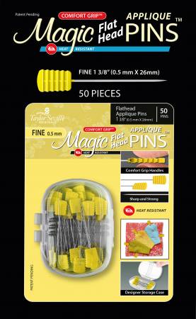 Magic Pins Flathead Applique Fine 50pc