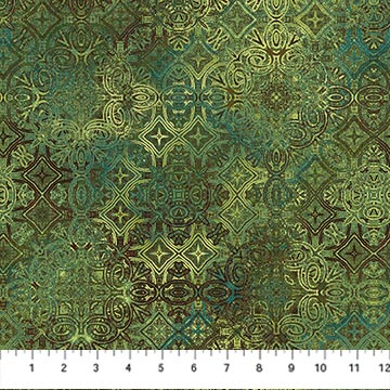 Marrakech  - 26820-76 - Foulards Green - Northcott Fabrics