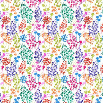 Chantal - 3120-01 - Small Flowers - Blank Quilting