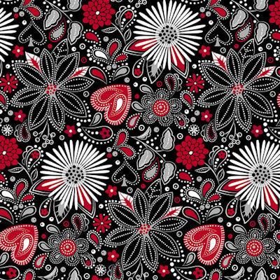 Scarlet Story - 3129-99 Black - Blank Quilting