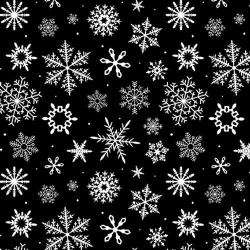 Let's Glow Crazy - 3950G-99 - Snowflakes - Blank Quilting