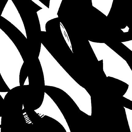 Not So Black & White WIDEBACK - 8240-90 Black/White - Brush Strokes - Studio E Fabrics