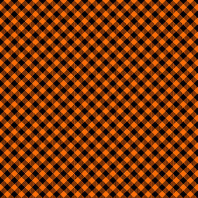 Chelsea Checks - 9700-39 Orange/Black Check - Henry Glass Fabrics