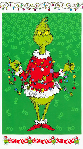 How the Grinch Stole Christmas - ADE-20994-223 Holiday - Robert Kaufman Fabrics