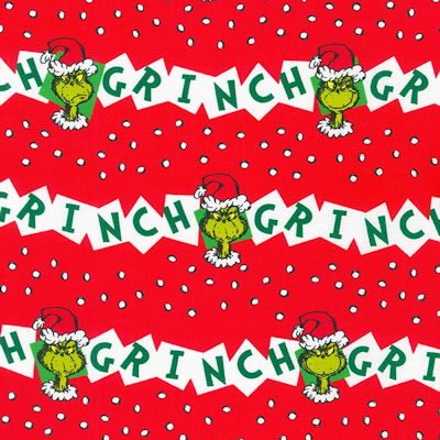 How the Grinch Stole Christmas - ADE-20998-223 Holiday - Robert Kaufman Fabrics