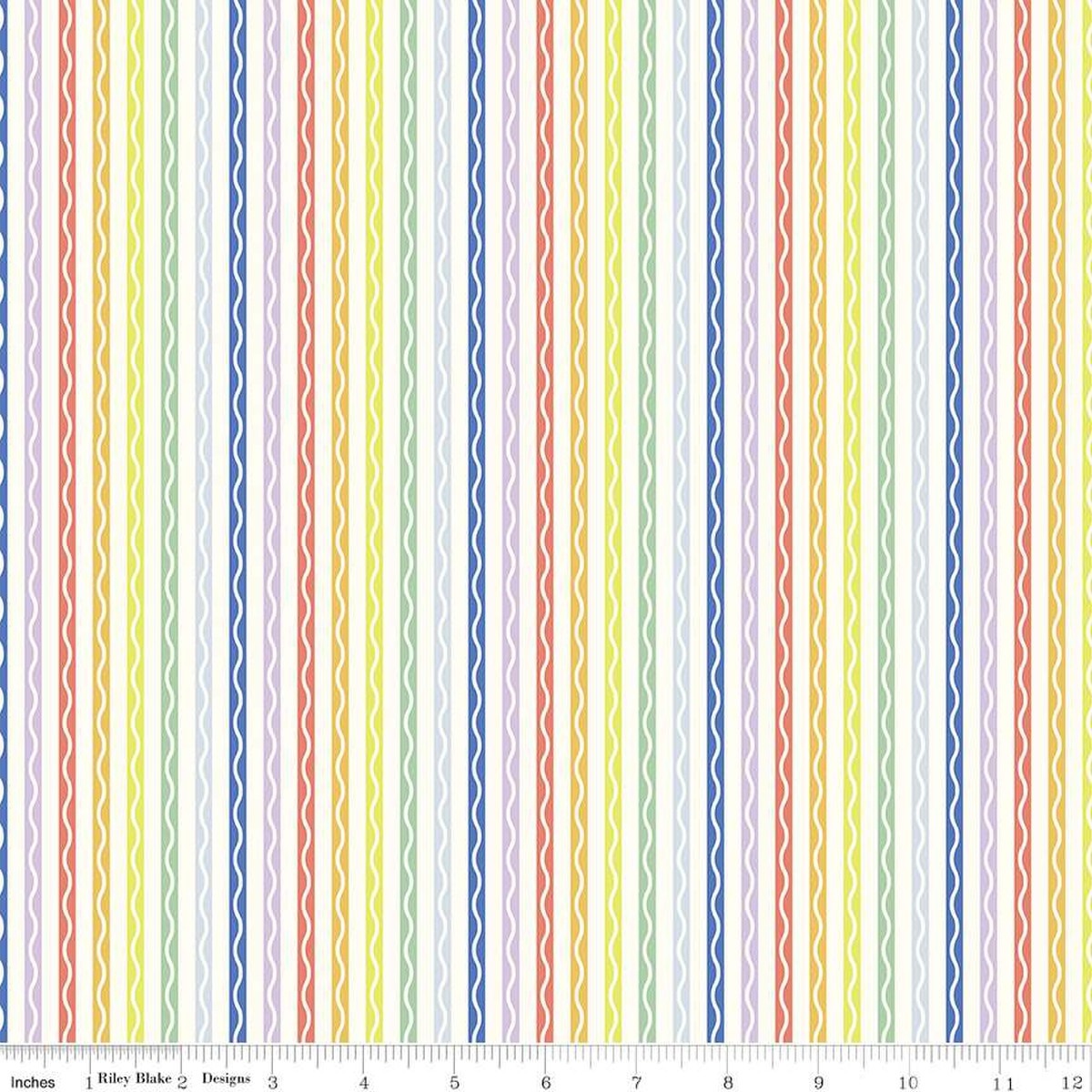 New Box of Crayons - C16512-Cloud - Stripe Cloud - Riley Blake Designs