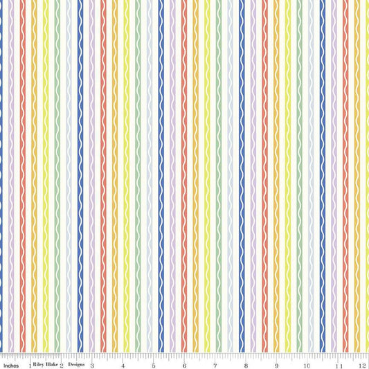 New Box of Crayons - C16512-Cloud - Stripe Cloud - Riley Blake Designs