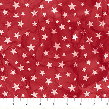 Patriot  - DP25545-24 - Red Stars - Northcott Fabrics