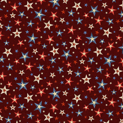 Love & Glory - LGLO 6160DR - Burlap Star Toss - P&B Fabrics