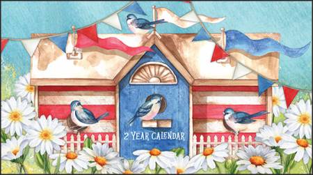 Patriotic House Two Year Pocket Calendar 2024/2025