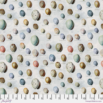Blue Palette - PWTH285.blue - Blue Eggs - FreeSpirit Fabrics