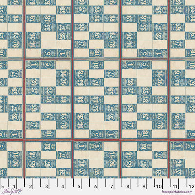 Blue Palette - PWTH286.blue - Blue Numbers - FreeSpirit Fabrics