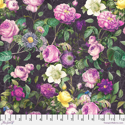 Purple Palette - PWTH304.purple - Purple Flower Shop - FreeSpirit Fabrics